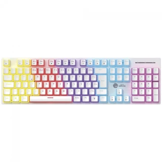 Teclado Mecânico Gamer Ninja Leap Pudim, Switch Blue Rainbow