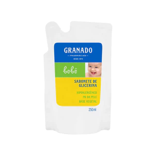 Refil Sabonete Líquido De Glicerina Granado Bebê 250Ml - em Oferta na Shopee