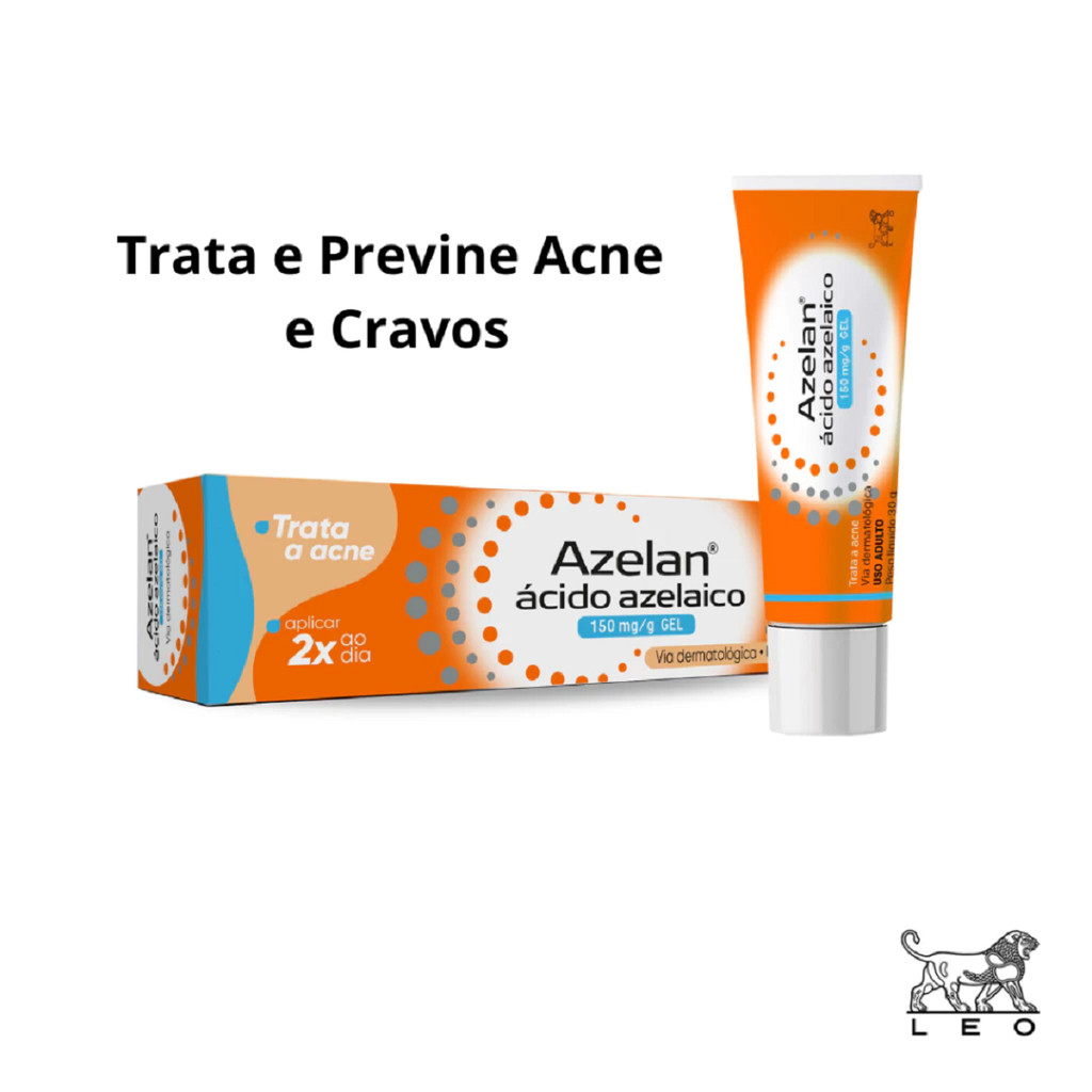 Azelan Gel 30g - Tratamento de Acnes | Shopee Brasil