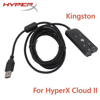 HyperX Poderia II 7.1 Placa De Som Áudio Para Fones De Ouvido Jogos KingStone De Jogo