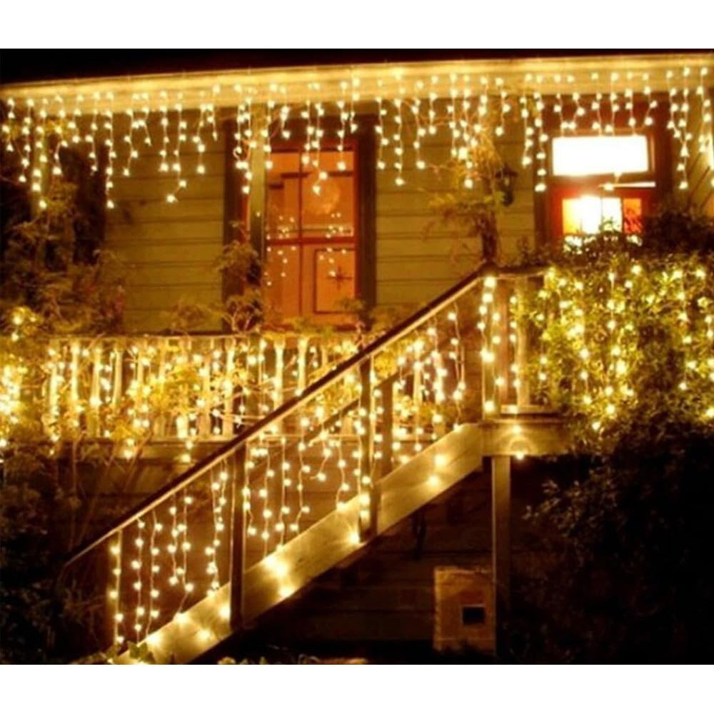Luz Cascata LED 10/20m 400/800 Luzes Flash Para Party-110v/220v