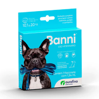Antipulgas Banni para Cães 10,1kg até 20kg Ourofino 1 Pipeta em Oferta na Shopee