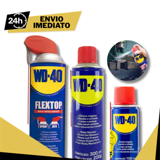 Lubrificante WD-40 Spray Flextop 500ml Desengripa Desengripante Lubrifica Anti Ferrugem Multiusos Escolha o Tamanho