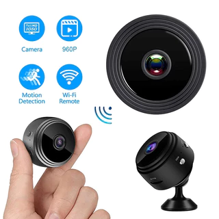 Mini Câmera de Vigilância Interna, A9, 960p HD, Sem Fio, WiFi, Sem Visão Noturna, Segurança, IP em Oferta na Shopee