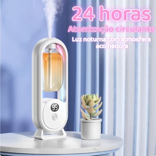 Umidificador de ar ultrassônico, máquina de aromaterapia interna, atomização com circulação de 24 h