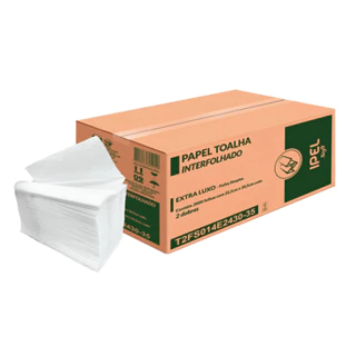 Papel Toalha Interfolha 2 Dobras Folha Simples Soft 2.000 folhas Ipel em Oferta na Shopee