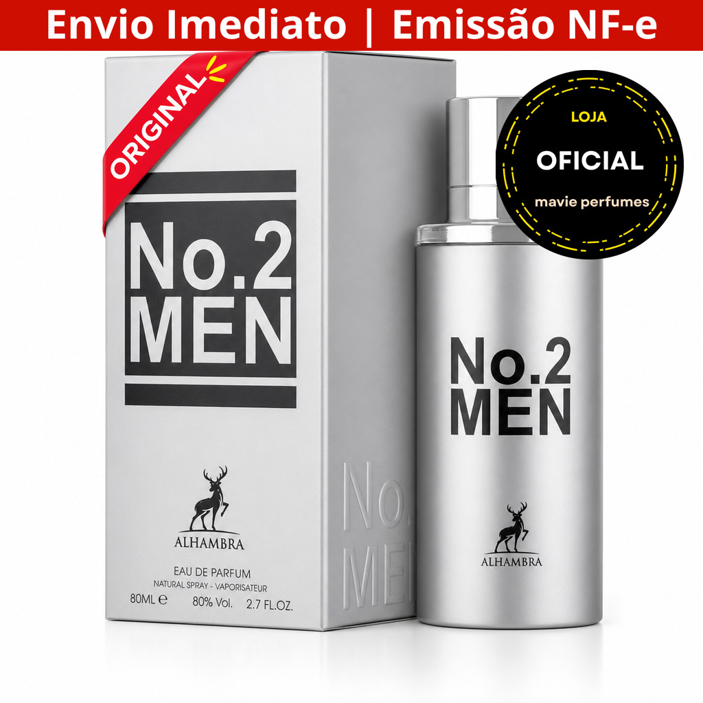 Perfume No. 2 Men Maison Alhambra 80ml Eau de Parfum Original Com