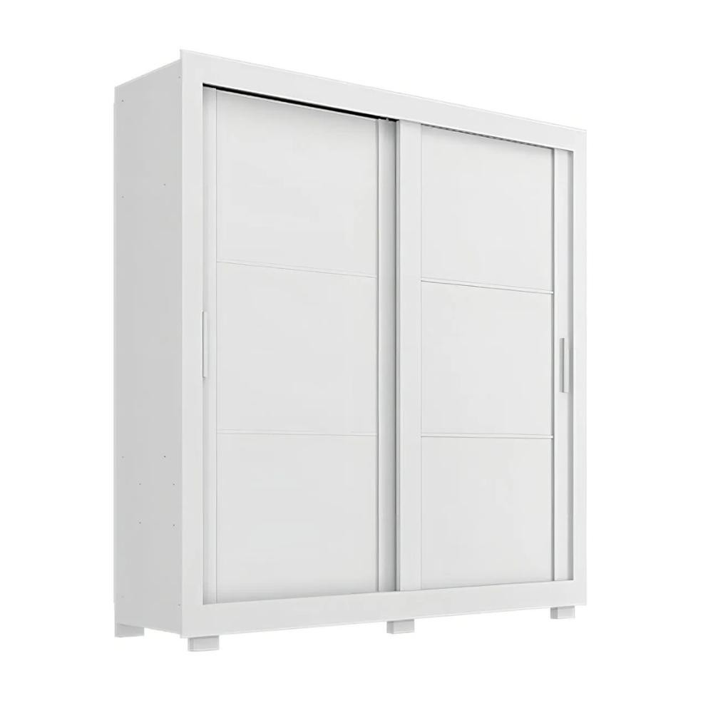 Guarda Roupas Casal 2 Portas de Correr 4 Gavetas Titanium Zanzini
