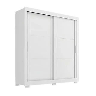 Guarda Roupas Casal 2 Portas de Correr 4 Gavetas Titanium Zanzini