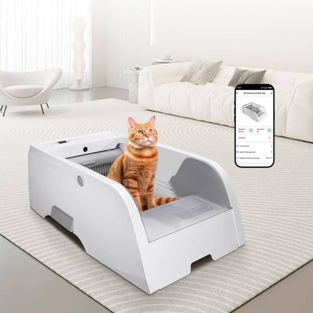 Newpet Banheiro Pet Upgraded Caixa de Areia para Gatos Autolimpante ...