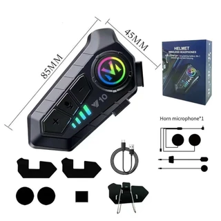 Fone de Ouvido de Capacete Moto Bluetrooth Controle De Voz 2-in-1 microphone Marisa em Oferta na Shopee
