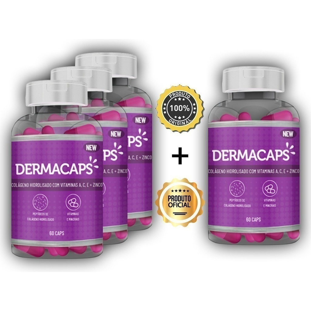 DERMACAPS Compre 3 Leve +1 Tratamento para Pele VENDEDOR INDICADO ...