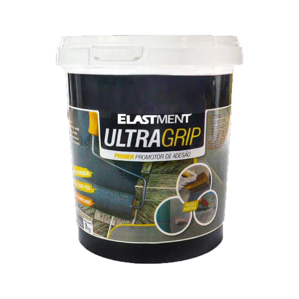 ULTRAGRIP ELASTMENT Primer Promotor de Aderência Acrílico Para Revestimentos 1kg