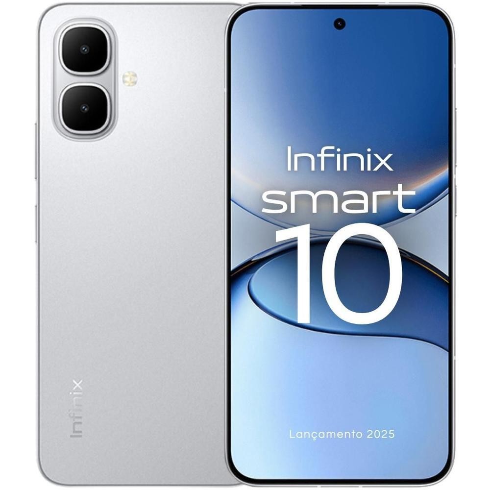 Infinix Smart 10 128GB 8GB RAM Tela 120Hz Bateria 5000mAh IP64