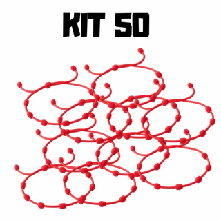 kit 50 Pulseiras 7 nós Atacado Proteção Mal Olhado Inveja Minimalista Envio Rápido 24 Horas