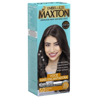 Tintura Maxton 5.0 Castanho Claro em Oferta na Shopee