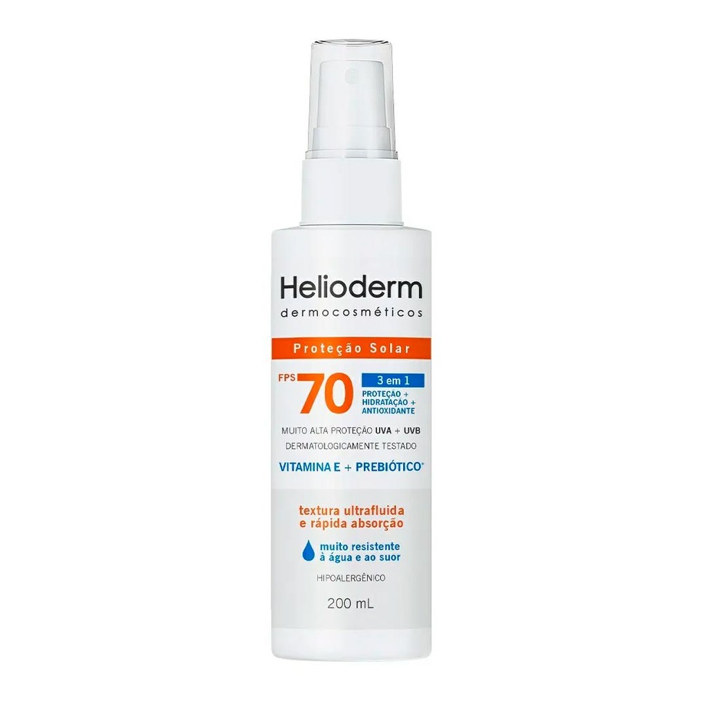 PROTETOR HELIODERM SPRAY FPS 70 - 200ML