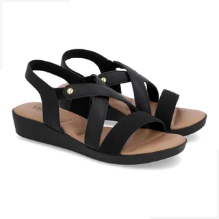 Sandália Salto Baixo Couro feminina Usaflex REF.PA0400200 em Oferta na Shopee