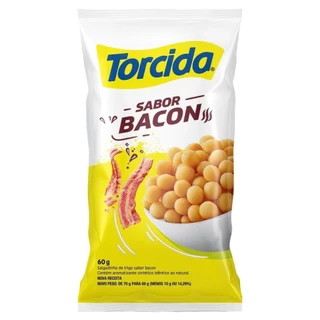 Salgadinho Torcida Bacon 60g - Embalagem com 24 Unidades em Oferta na Shopee