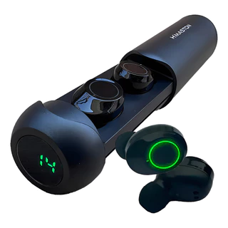 Fone De Ouvido In-ear Gamer Sem Fio H'maston Tws Com Led bluetooth F915