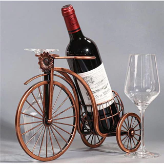 Suporte para Vinho Bicicleta Vintage – Decoração de Mesa e Bar com Estilo Retrô