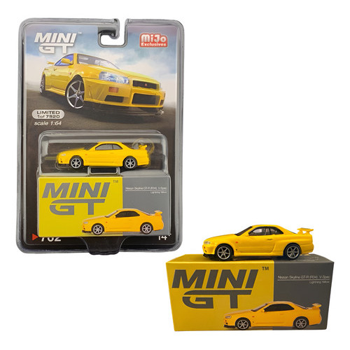 Mini Gt Nissan Skyline Gtr (r34) V-spec - Diecast - 1/64 Skyline