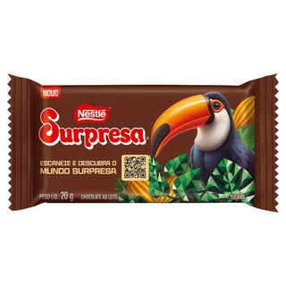Chocolate Nestlé Surpresa ao Leite 20g - Embalagem com 22 Unidades em Oferta na Shopee