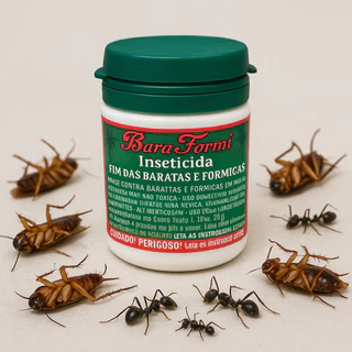 Veneno Mata Formigas Baratas Inseticida Baraformi 10g Defim Pó