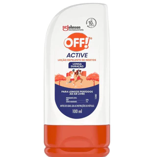 REPELENTE OFF LONGA DURACAO ACTIVE 100ML em Oferta na Shopee
