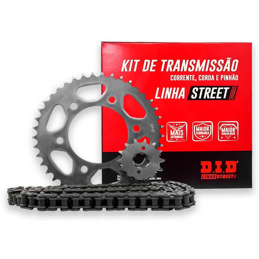 Kit Transmissão Relação Did Yamaha Fazer 250 Fz25 (18-25) 46/15t