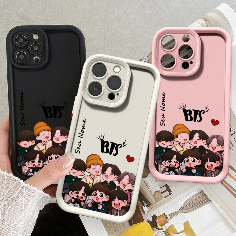 Capinha Personalizada BTS Bangtan Boys Sonyeondan Anime Para IPhone 11 