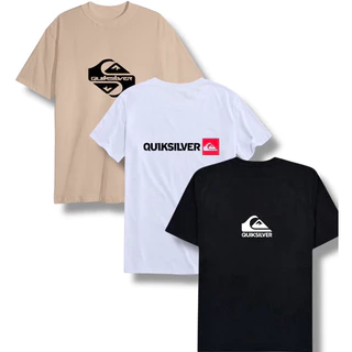 kit 3 camisetas Masculina 100% Algodão fio 30.1 malha Premium para qualquer ocasião QUIKSILVER
