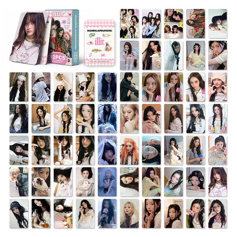 92 Pçs/Caixa ILLIT Photocards MAMIHLAPINATAPAI Álbum KPOP LOMO
