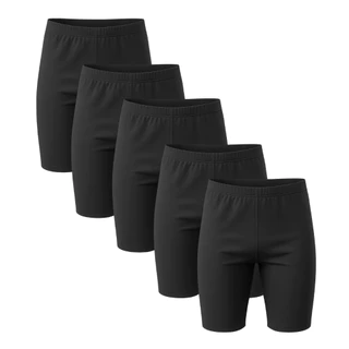 Kit 5 Bermuda Ciclista Liso Short Academia Térmica Anti Assadura Segunda Pele Masculino
