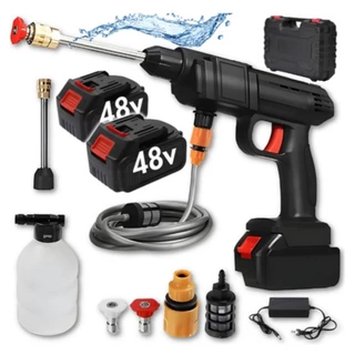 LAVADORA DE ALTA PRESSÃO 48V OPÇÃO DE COMPRA LAVADORA COM 2 BATERIAS, 1 BATERIA E LAVADORA COM APENAS 1 BATERIA