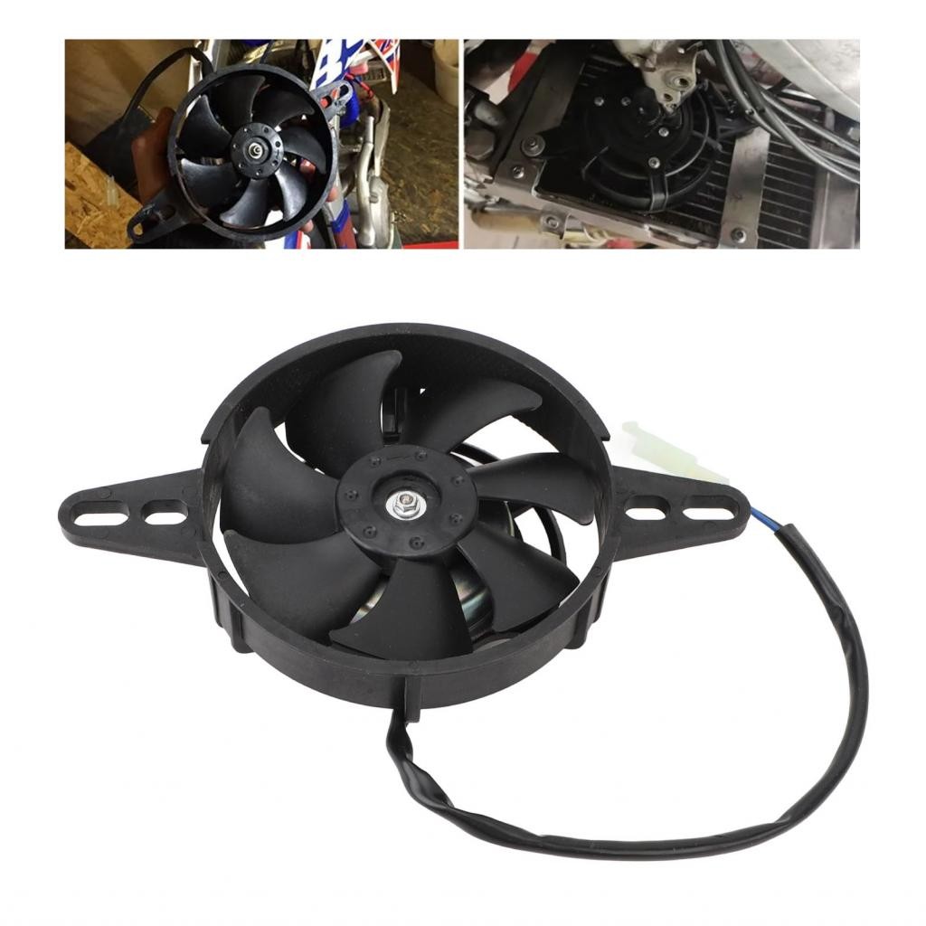 Water Cooler Electric Fan 12V Motorcycle Radiator Cooling High ...