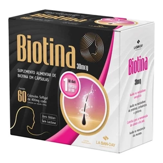 Biotina 60Cps Soft Gel - em Oferta na Shopee