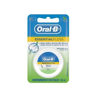Oral B Floss Menta Cera 50 M - em Oferta na Shopee