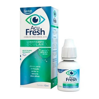 Lubrificante Ocular Acu Fresh 10ml em Oferta na Shopee