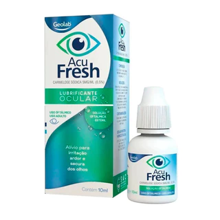 Lubrificante Ocular Acu Fresh 10ml em Oferta na Shopee