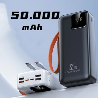 Carregador Portátil Grande 50000mah Turbo 22.5W PD Carregamento Ultrarrápido