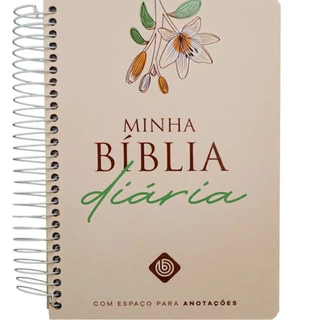 Bíblia Sagrada Anote | Minha Bíblia Diária | Espaço para Anotações | Espiral Capa Dura Tulipa em Oferta na Shopee