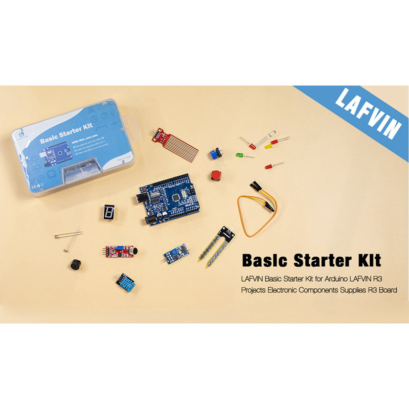 NAGO Kit Básico Inicial Para Arduino Uno R3 Com Código Tutorial Placa ...