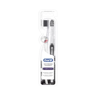 Escova De Dente Oral-B 3D White Whitening Therapy Purification Com 2 Unidades - em Oferta na Shopee