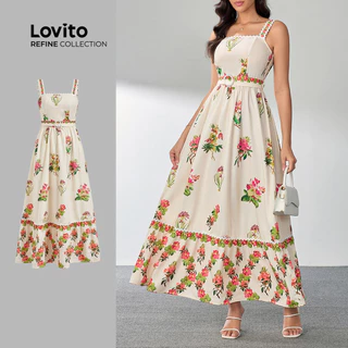 Vestido Lovito Feminino de Verão Floral na Black Friday 2025 | BuscaProdutos