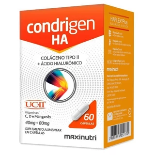 Condrigen HA com colégeno c/60 tipo II ácido hialurônico manganês oferta em Oferta na Shopee