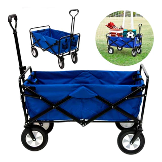 Carrinho Dobrável Portátil de Transporte Wagon Com Rodas Suporta até 80kg Ideal para Camping Praia Jardim e Viagem NTK em Oferta na Shopee