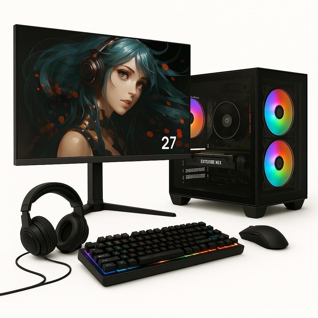 computador gamer inari amd ryzen 7 5700x radeon rx 6700 xt 12gb