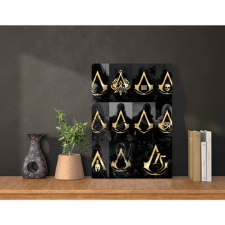 Quadro Placa decorativa geek Game Assassins Creed (10)