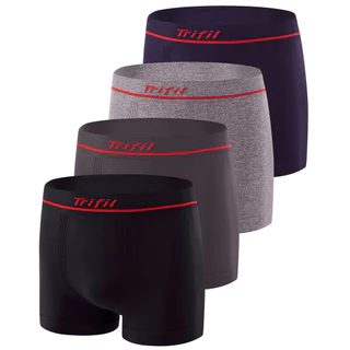 Kit 4 Cuecas Boxer Masculina Adulto Microfibra Sem Costura Box Confortável Trifil